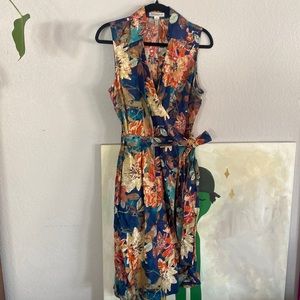 Pendleton Floral Wrap dress